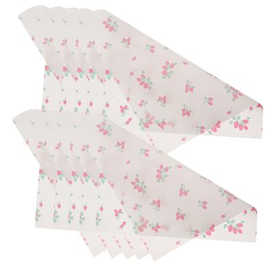 Alipis 50 Sheets Baking Paper for Food Wrapping with Non-Stick Coating and Tear-Resistant Quality, for Bakery Paper, Bread, Burgers and Decorative Baking Use