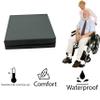 GRIZZLY FOAM 4inch/10cm Thick Memory Foam Wheelchair Seat Pad waterproof pressure Relief Multi-use With Removeable Zipp Cover Ask Customized Size (Charcoal Grey, 24x26x4inch 60x66x10cm) view 2