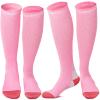 CAMBIVO Compression Socks for Women & Men 2 Pairs, Flight Socks Compression Stockings for Calf & Ankle Support, Sports, Flying, Maternity Pregnancy, Nurses, Travel view 1