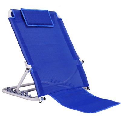 FYNNDM Back Rest Lumbar Support Back Rest,Folding Bed Backrest Support Stainless Steel Tubes Folding Backrest with Breathable Mesh Bed Backrest for the Elderly Adjustable Sit-up Back Rest