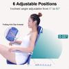 FYNNDM Back Rest Lumbar Support Back Rest,Folding Bed Backrest Support Stainless Steel Tubes Folding Backrest with Breathable Mesh Bed Backrest for the Elderly Adjustable Sit-up Back Rest view 3
