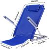 FYNNDM Back Rest Lumbar Support Back Rest,Folding Bed Backrest Support Stainless Steel Tubes Folding Backrest with Breathable Mesh Bed Backrest for the Elderly Adjustable Sit-up Back Rest view 4