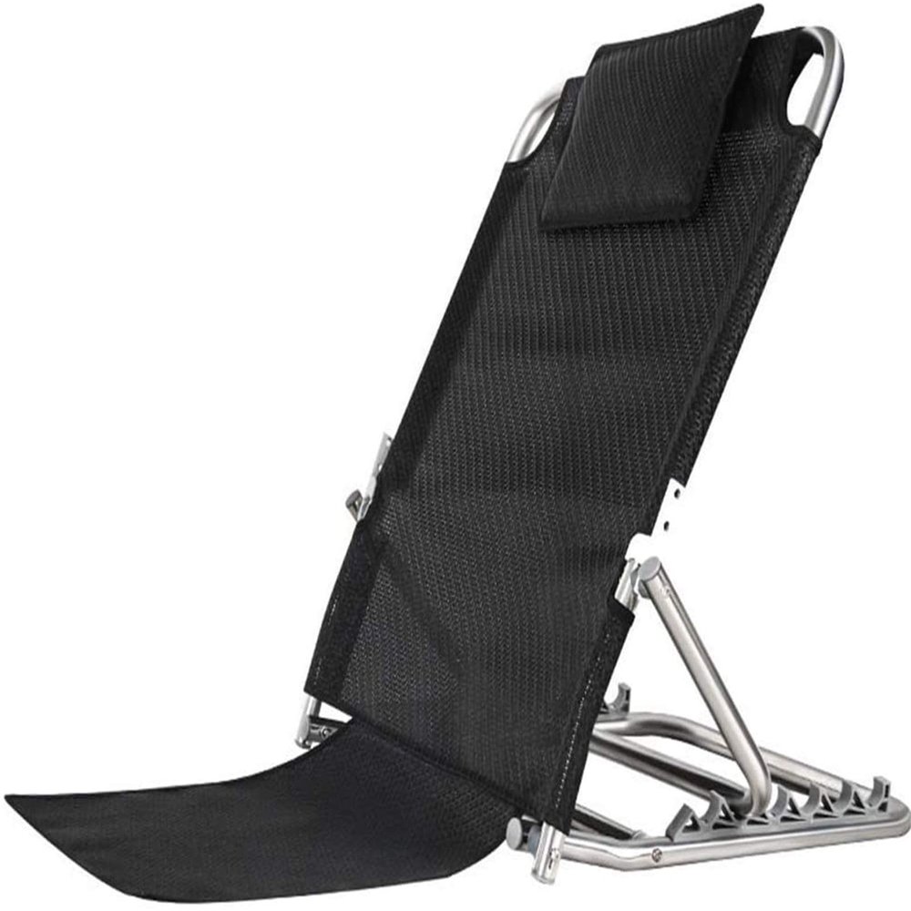 FYNNDM Back Rest Lumbar Support Bed Backres,Bed Back Rest Bed Support Adjustable Portable Foldable Stainless Steel Backrest Bracket Recliner Chair for The Elderly In Bed Paralyzed Patients