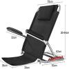 FYNNDM Back Rest Lumbar Support Bed Backres,Bed Back Rest Bed Support Adjustable Portable Foldable Stainless Steel Backrest Bracket Recliner Chair for The Elderly In Bed Paralyzed Patients view 4