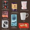 Hot Chocolate Gift Set - Chocolate Gift Hamper Gift set for Women & Men, Hot chocolate powder, With Hot Chocolate Mug, Marshmallows, Biscuits, Chocolate Bar and More, Hamper Gifts view 2