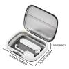 Zunishaone Retainer Holder Case | Odorless Aligner Case with Lid Hinge - Portable Denture Case Retainer Box with Braces Removal Tool Mouthguard Case for Dentures Clear Braces view 4