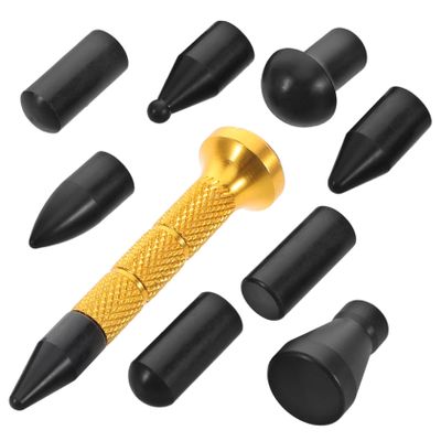GRIRIW Tool Set Metal Tap Down Pen Heads for Auto Body Repair Replaceable Heads for Dent Removal Hand Tool for Leveling