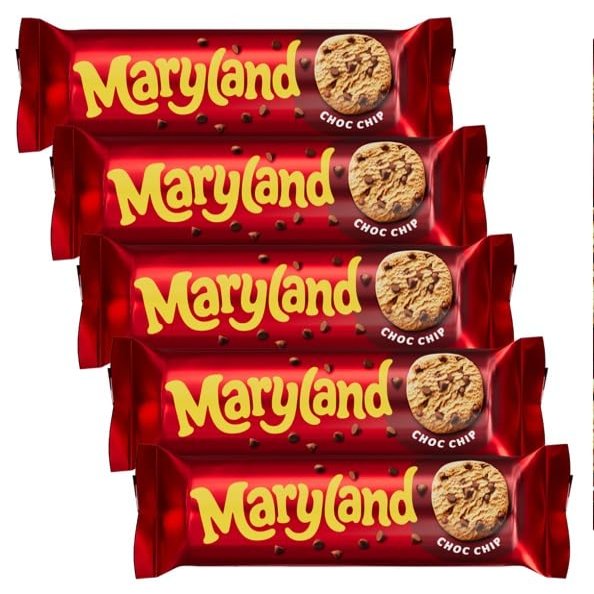 Maryland Chocolate Chip Cookies Bundle | Perfect afternoon tea biscuits | Chocolate Chip Biscuits | Perfect biscuits for gifting | Biscuits for HIM & HER | Available for Hampers (200g x 5 Packs)