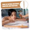 IWOWHERO Multipurpose Bamboo Massage Stick for Home Use, Handheld Massager with Fine Texture and Comfortable Touch, Sturdy Cloth Wrapped Tool to Increase Lymphatic Circulation and Relax view 3