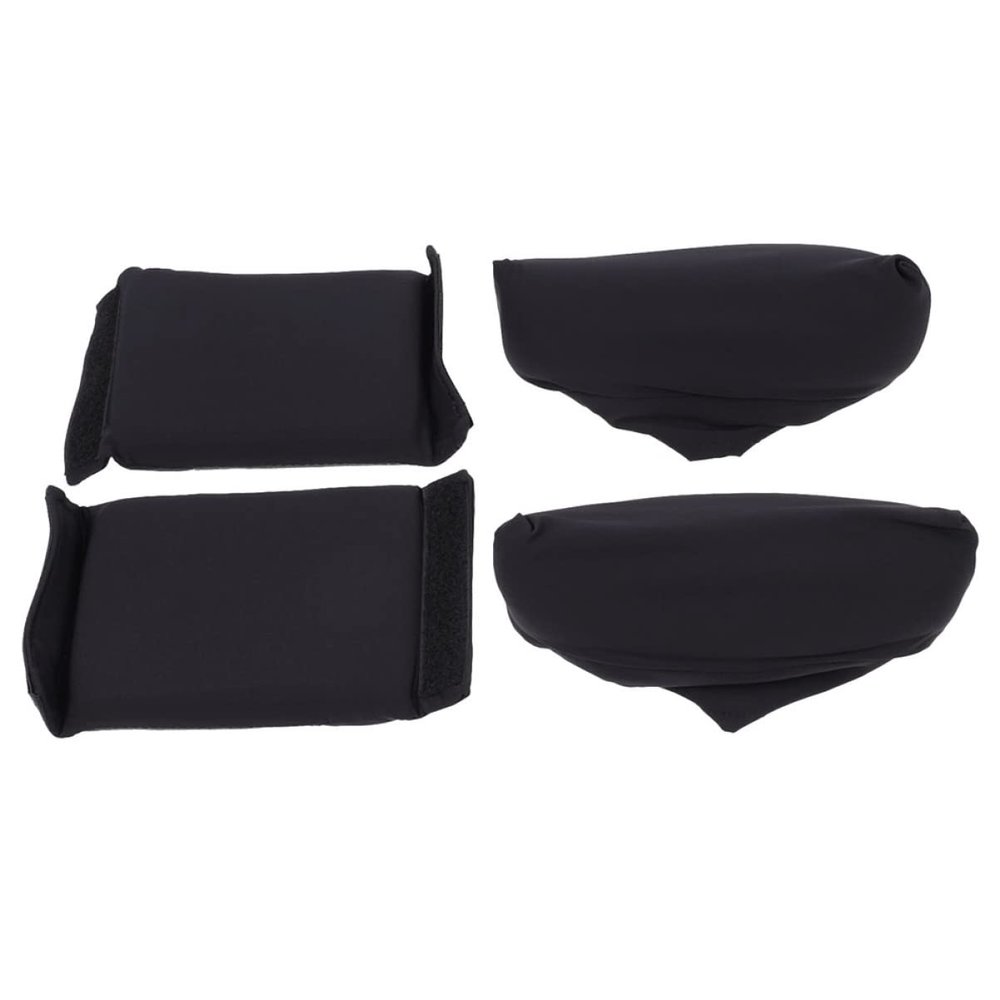 Crutch Pads Black Memory Sponge Polyester Hand Grips