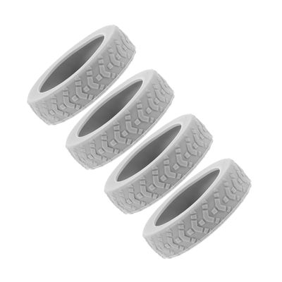 SOIMISS 4pcs Silicone Wheel Protectors for Luggage Mute Luggage Wheel Covers for Travel Suitcase Protect Hardwood Floors