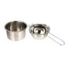 Stainless Steel Soap Melting Pot Silver DIY Handmade Soap view 1