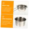 Stainless Steel Soap Melting Pot Silver DIY Handmade Soap view 3