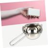 Stainless Steel Soap Melting Pot Silver DIY Handmade Soap view 4
