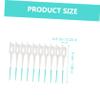 HAPINARY 80pcs Interdental Brushes for Oral Care Elastic Massage TPE Bristles and Plastic Handle, Portable and Effective Teeth Cleaning Tools for Home and Traveling Use view 2