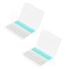 BCOATH 80pcs Interdental Brushes Tooth Cleaners with TPE Material for Gentle Gum Massage and Effective Oral Cleaning, Prevent Dental Lines and Bad Breath, for Home and Office Use