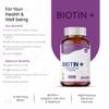 Nutra Life Biotin with Zinc & Selenium Tablets - 12000 mcg - 180 Tablets - Hair Growth Vitamins for Thicker Hair and Fuller Beard - Faster Nail Growth - Healthy Skin - for Men & Women view 4