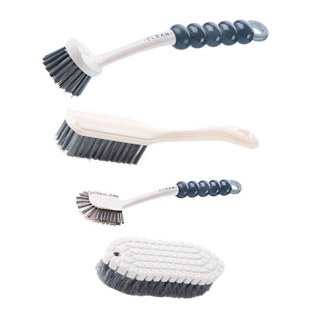 BCOATH 4pcs Cleaning Brush of Four Flexible and Practical for Kitchenware Handheld Design for Sink Cleaning for Dish Brushes and Household Use