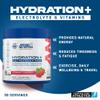 Applied Nutrition Hydration Electrolyte & Vitamin Powder + Blue Steel Flask 500ml- Natural Energy & Reduces Tiredness & Optimise Hydration (240g - 30 Servings)(Strawberry & Raspberry) view 4