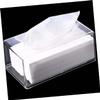 Alipis Tissue Box Holder Rectangle Tissue Dispenser Decor Napkin Box for Office view 3