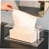 Alipis Tissue Box Holder Rectangle Tissue Dispenser Decor Napkin Box for Office view 4