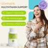 Daily Multivitamin & Multimineral Supplement for Men & Women - 30+ Vitamins & Minerals Including Vitamin C, D3,B12, CoQ10, Zinc & Selenium - 60 Capsules view 3
