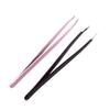 2 Pieces Professional Eyebrow Tweezers Slanted Stainless Steel Hair Remover view 2