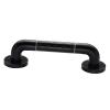 Shower Grab Bar Anti Slip 12inch Shower Hand Handle for Bath Bathtub Seniors Black view 2