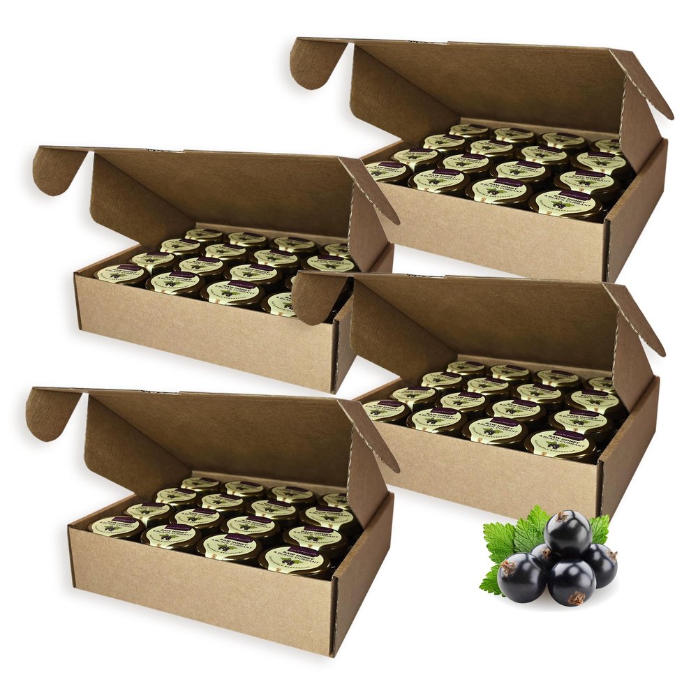 Earthbreath Raw Honey with Black Currant Pack of 64x 30g 100% Raw & Natural Fresh Black Currants No Artificial Additives