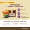 Earthbreath Raw Honey with Black Currant Pack of 64x 30g 100% Raw & Natural Fresh Black Currants No Artificial Additives view 3