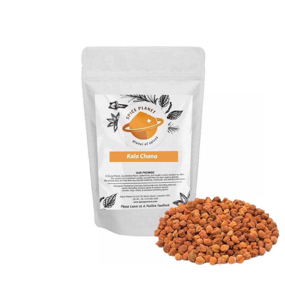 500g | Kala Chana | Brown Chickpeas Whole by Spice Planet (500 Grams)