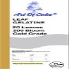 Art of Cake Halal Beef Gelatine Leaf Gold Sheets, 200 Bloom, 50g, 20 Sheets view 2