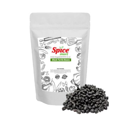 2kg | Black Turtle Beans Premium Quality by Spice Mart (2000 Grams)
