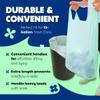 KOMPOSTABLES 100% Home Compostable Kitchen Trash Bags, 13 Gallon, Unscented Corn Plastic Bags w/Handles, 49 Liter Tall, Biodegradable Garbage, Compost & Food Scrap Waste Can Liners, Heavy Duty, 35 Ct view 4