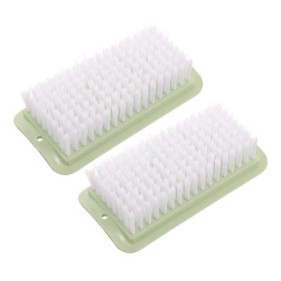 KOCKSHION 2pcs Hard Scrubbing Brush for Household Laundry and Clothes Cleaning, Sturdy Pp Material with Surface Safe Bristles, Convenient to Store, for Kitchen Use and Home