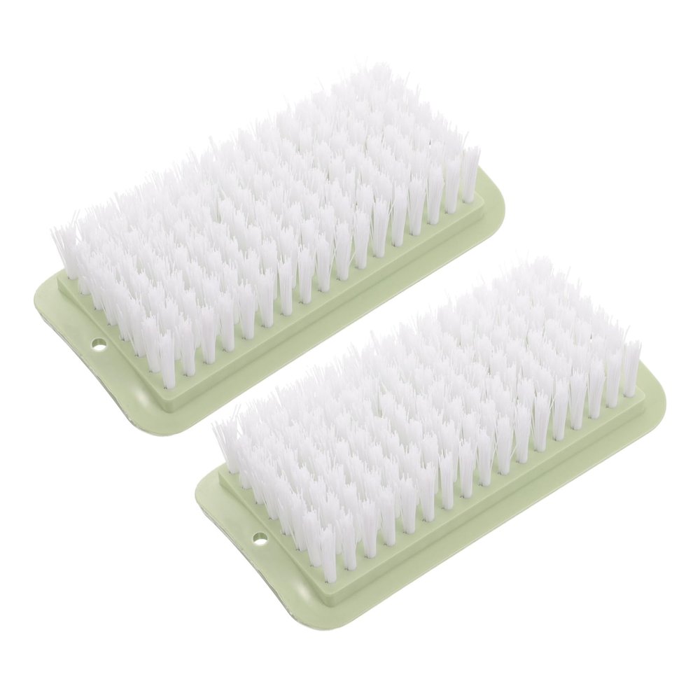 KOCKSHION 2pcs Hard Scrubbing Brush for Household Laundry and Clothes Cleaning, Sturdy Pp Material with Surface Safe Bristles, Convenient to Store, for Kitchen Use and Home