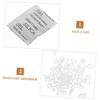 COLLBATH 100pcs Silica Gel Packs for Food and Jewelry Storage Moisture Absorbers Safe Silica Gel Material White Moisture Control Sachets for Closet and Household Use view 3