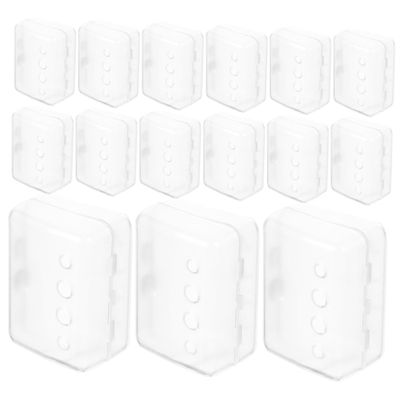 ARTSEWPLY 20pcs Toothbrush Head Covers Straw Base Travel Portable Toothbrush Storage Caps Protective Hygienic Covers for Brush Heads, Easy to Close Dustproof and Protective
