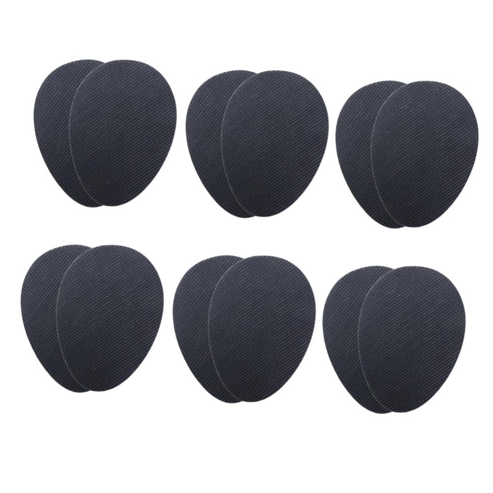HAPINARY 10 Pairs Rubber Self-Adhesive Sole Protectors Anti-Slip Shoe Pads for Sandals Boots Extra Grip Stickers for Men Women