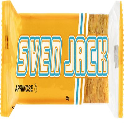 SvenJack Oat Bar Apricot 20 x 65g Vegan Energy Bars with Real Dried Apricots, High-Fiber Oatmeal Snack, Lactose-Free, Pre-Workout & On-the-Go Fuel for Hiking, Gym, Travel, Bulk Pack