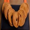 Traditional Rice & Wheat Flour Chakri (Chakli) Crunchy Snack with Sesame Seeds & Spices (Pack of 1 * 7 piece) view 3