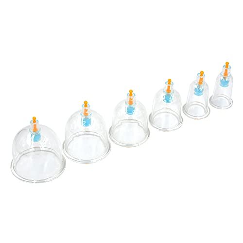 100 x Single Use Plastic Cupping/Hijama Therapy Vacuum Suction Cups Mixed Size Premium Range