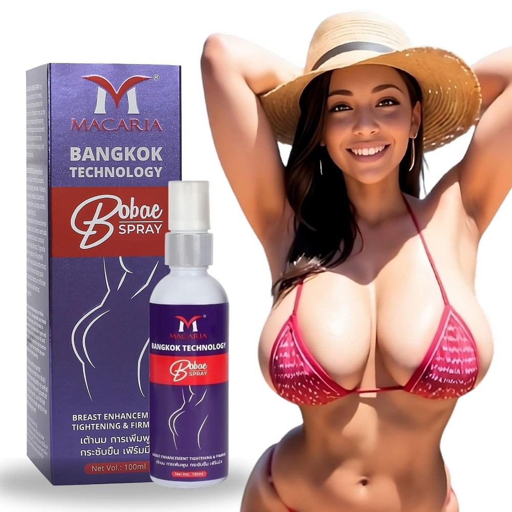 Bobae Brazilian Boobs Breast Bust Enahncement Spray Oil For women Bigger breast Size fast Growth Shaggy bust cream for girls