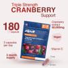 Zipvit Triple Strength Cranberry 60,000mg, High Strength Cranberry Extract with Vitamin C, 180 Vegan Capsules for Immune Support, 2 Month Supply, Supplement for Men & Women view 4