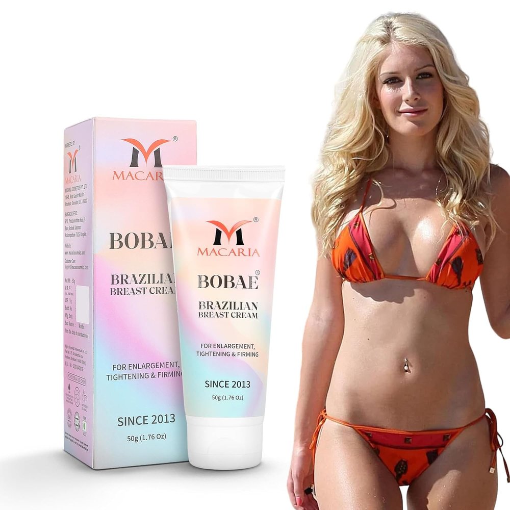Bobae Brazilian Breast Cream | Bust Tightening Shape & Size up Toning Firming Massage Cream Fast Breast Enhancement Gel bigger Brazilian Boobs Women enlargement cream for quick larger growth