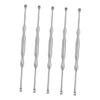 TOVINANNA Ear Spoons Easy-to-use and Easy to Clean Earwax Removal Tools Stainless Steel 5pcs Professional Earpicks Suitable for Trained Professionals view 1