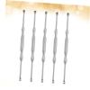 TOVINANNA Ear Spoons Easy-to-use and Easy to Clean Earwax Removal Tools Stainless Steel 5pcs Professional Earpicks Suitable for Trained Professionals view 4