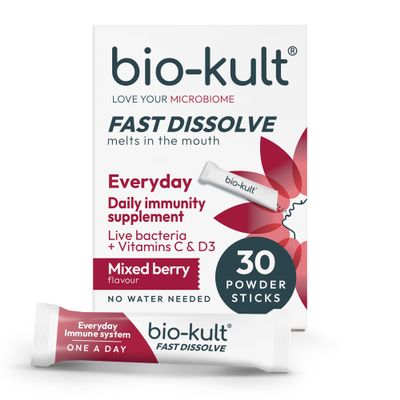Bio-Kult Fast Dissolve, Daily Immune Supplement, Mixed Berries, 30 Sachets