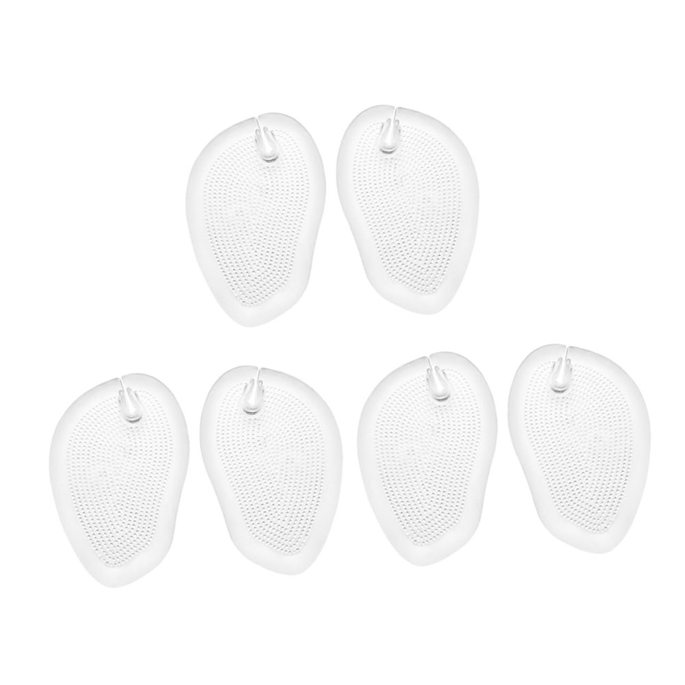 TOVINANNA 3pairs Slip Insoles Gel Sandal Forefoot Cushions for Flip-Flops Comfortable Walking Shoe Filler