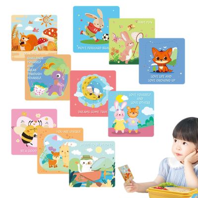 Inspirational Lunch Box Notes, Lunch Box Encouragement Cards, Positive Affirmation Cards, Supplies for Family Dinners, Bedtime